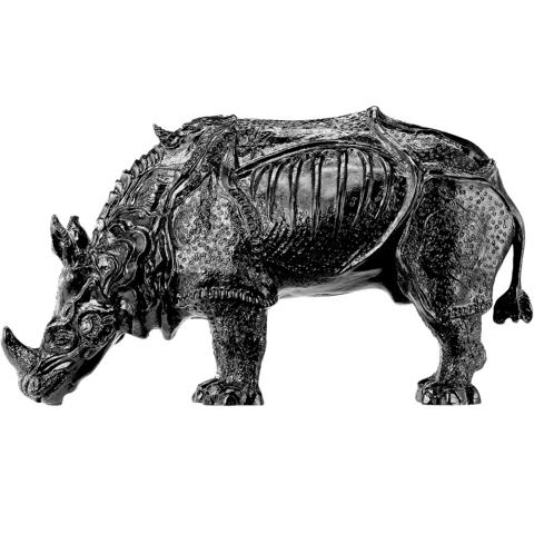 Porzellanfigur "Rhionzeros" nach Albrecht Dürer