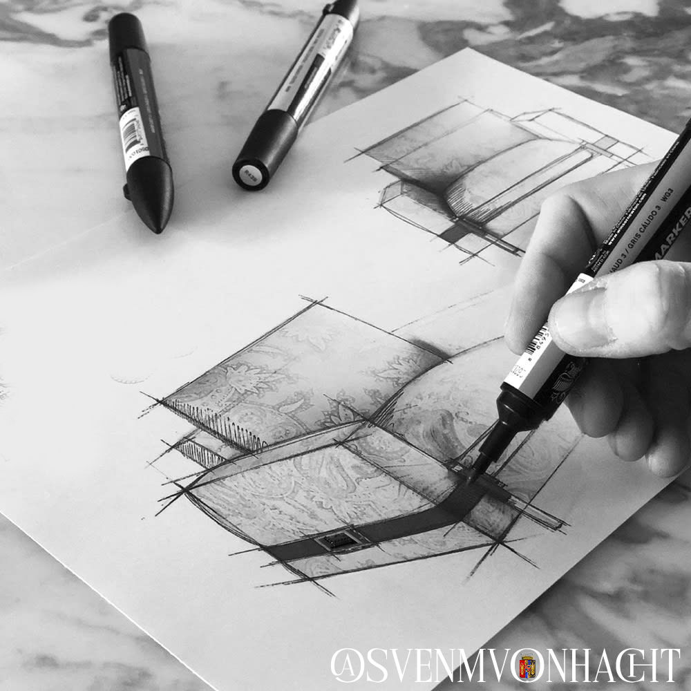 1991 Sven M von Hacht Vintage Möbel design