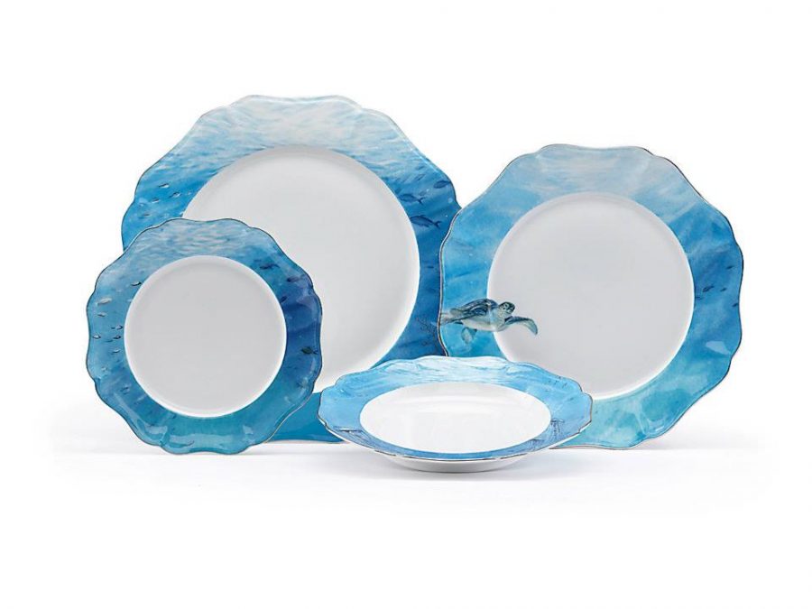 Porzellan-Dekor Ozean. Ludwigsburger Porzellan