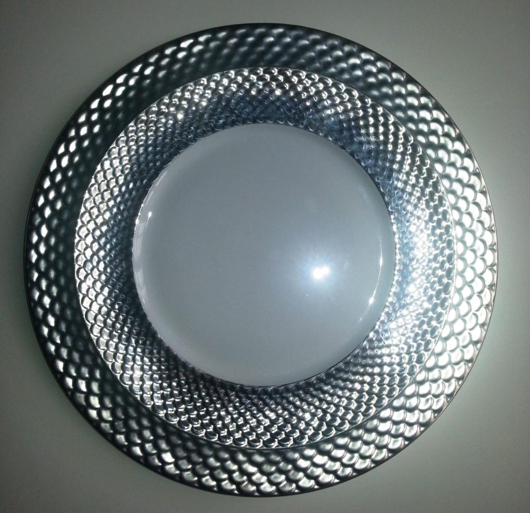 Ludwigsburger Schuppenmuster mit PurLuxe Silber