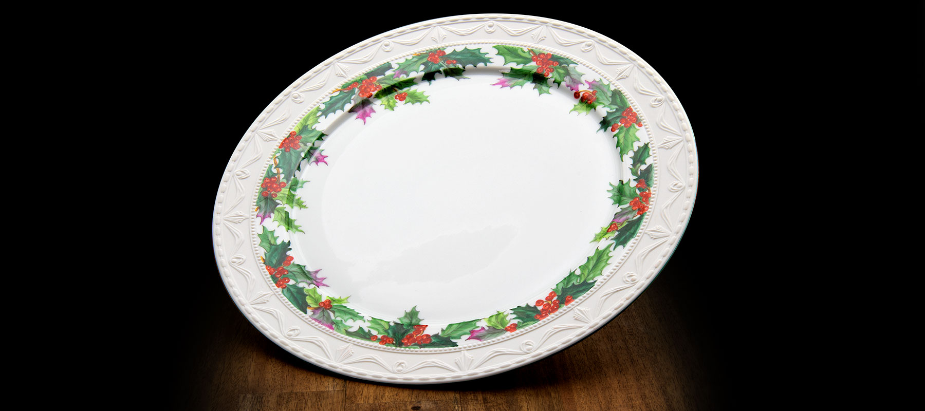 Ilex de Luxe - Porzellandekor mit Handmalerie